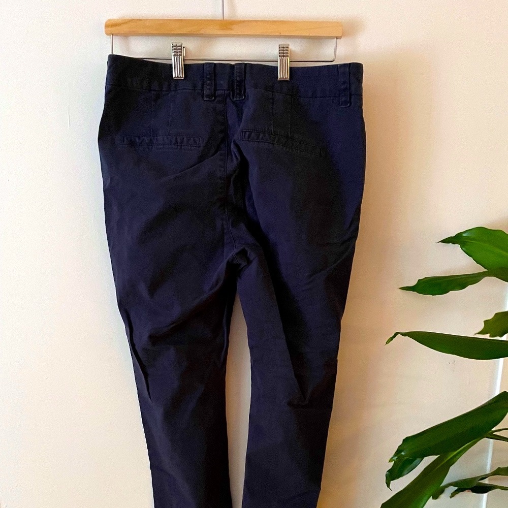 Selected tapered chinos in navy